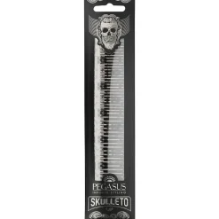 Pegasus Skulleto 202 silber Haarschneidekamm 18,5 cm
