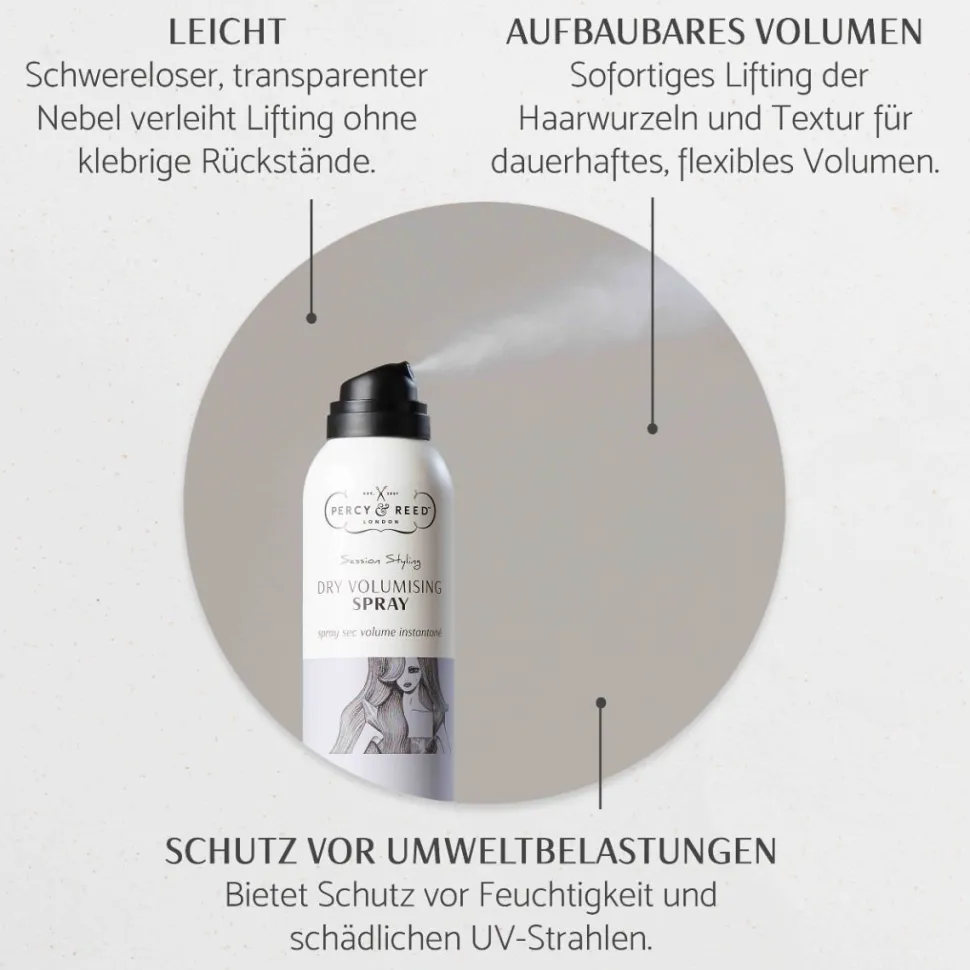 PERCY & REED SESSION STYLING Dry Instant Volumising Spray 200 ml