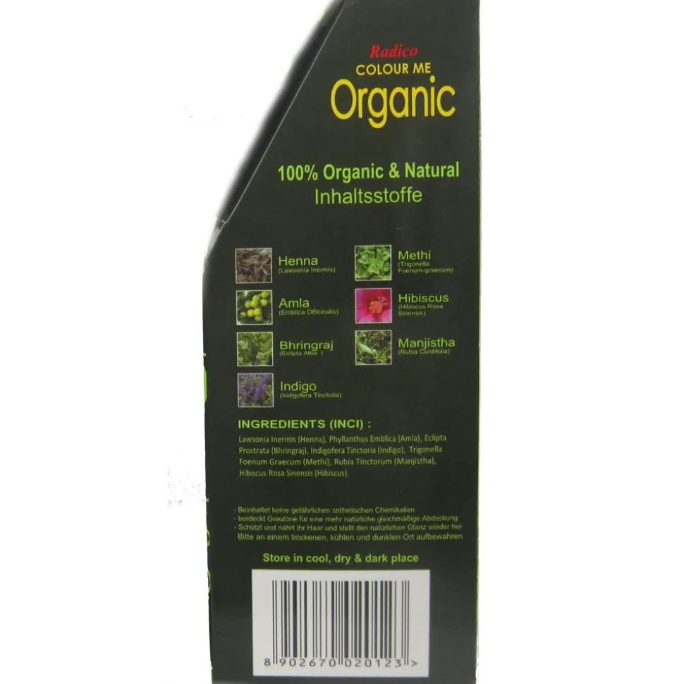 Radico Colour Me Organic Copper Brown 100 g