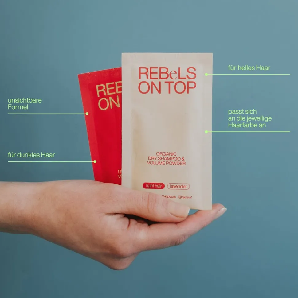 REBeLS ON TOP Trockenshampoo Light Refill 3x10 g