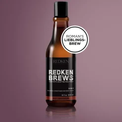 Redken Brews 3-in-1 Shampoo & Conditioner & Bodywash 300 ml