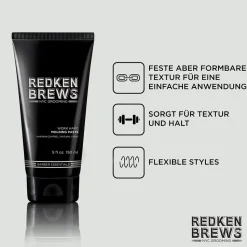 Redken Brews Work Hard Molding Paste 150 ml
