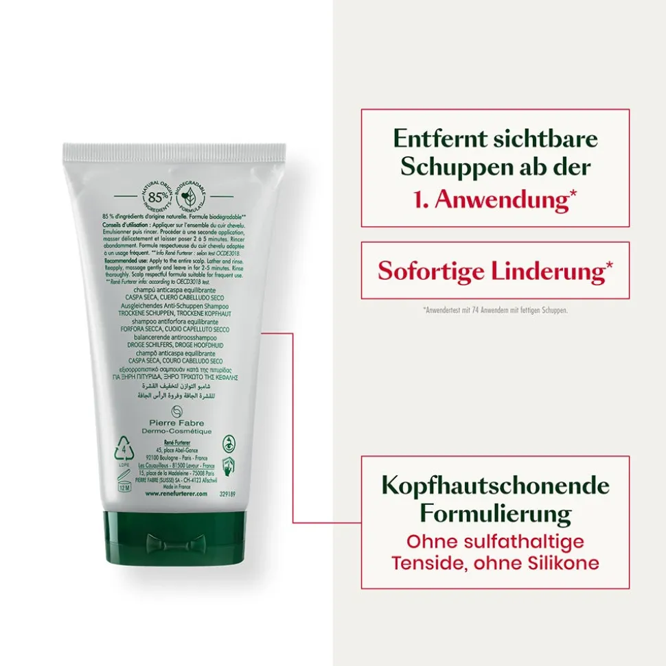 Rene Furterer NEOPUR Anti-Schuppen Shampoo Trockene Schuppen 150 ml