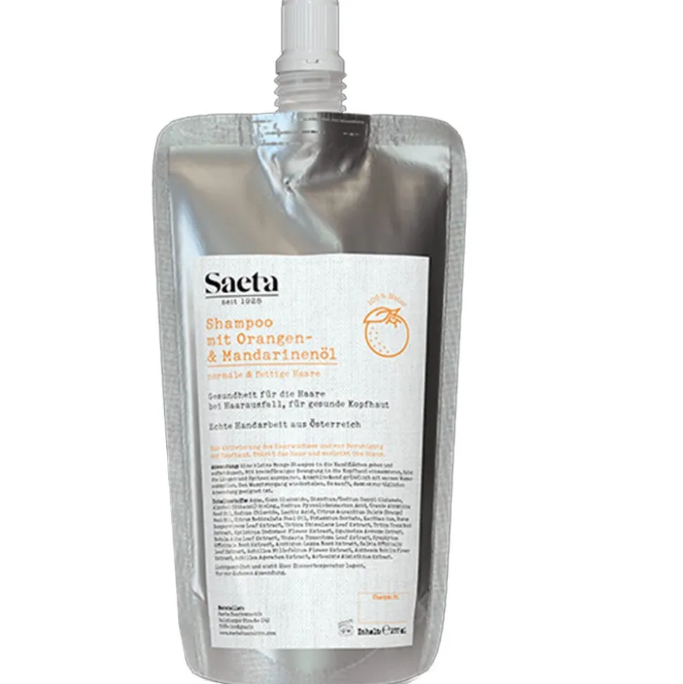 Saeta Shampoo Orange-Mandarine Nachfüllbeutel 200 ml