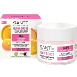 SANTE Glow Boost Aminosäure & Bio-Aloe Vera Rosiger Teint Creme AHA 50 ml
