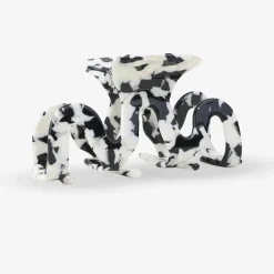 Sasstie Grand Wave Black Marble Haarklammer