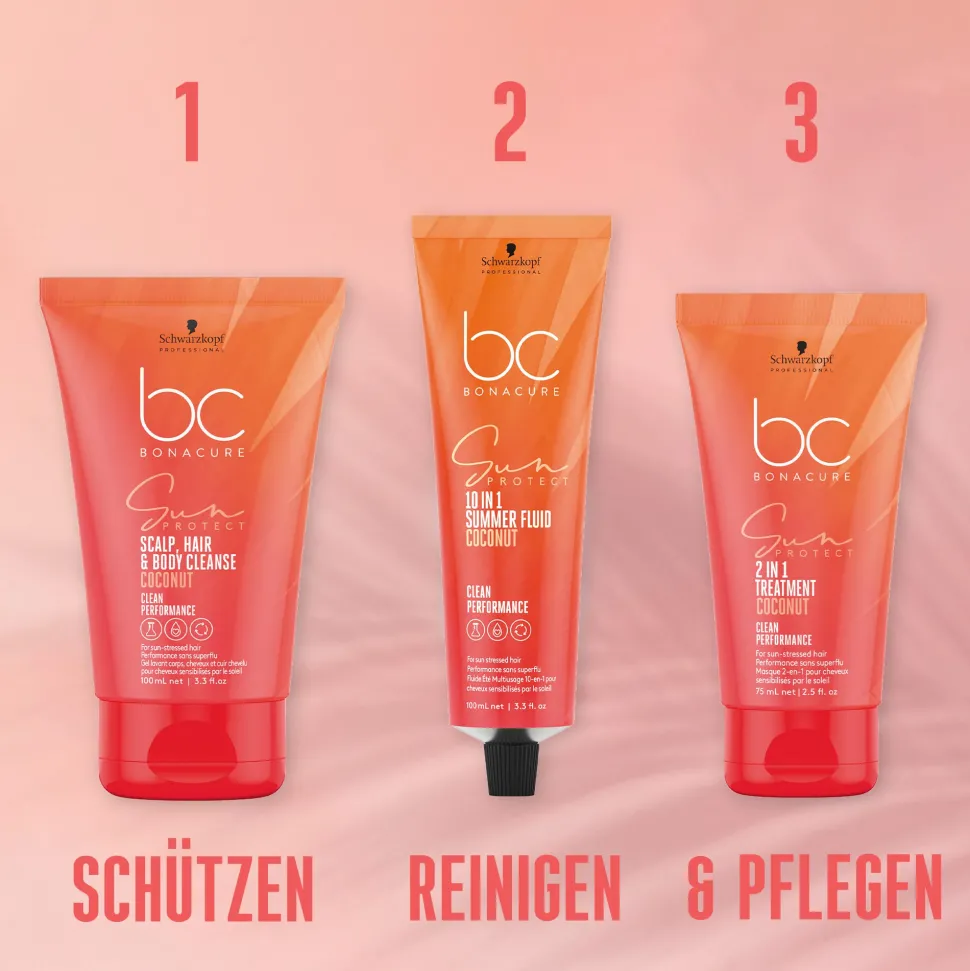 Schwarzkopf BC Bonacure Sun Protect 3-in-1 Cleanser 200 ml
