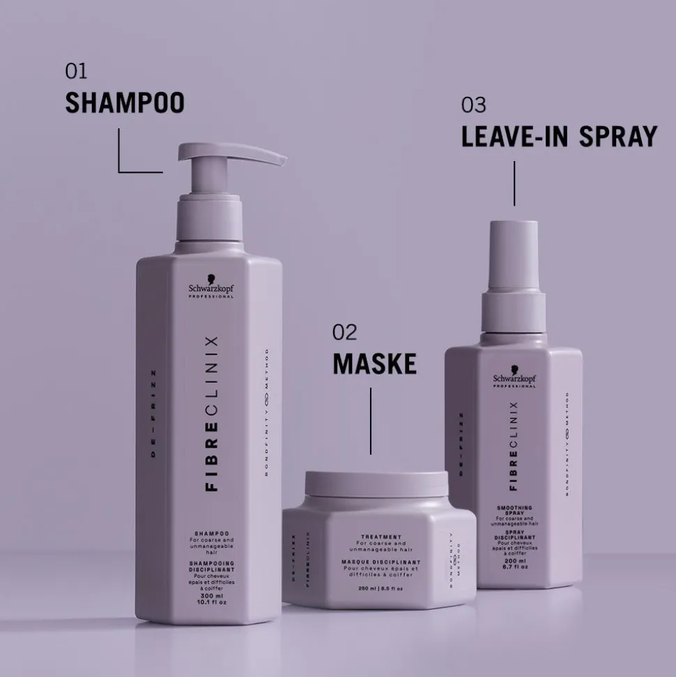 Schwarzkopf Fibre Clinix De-Frizz Smoothing Spray 200 ml