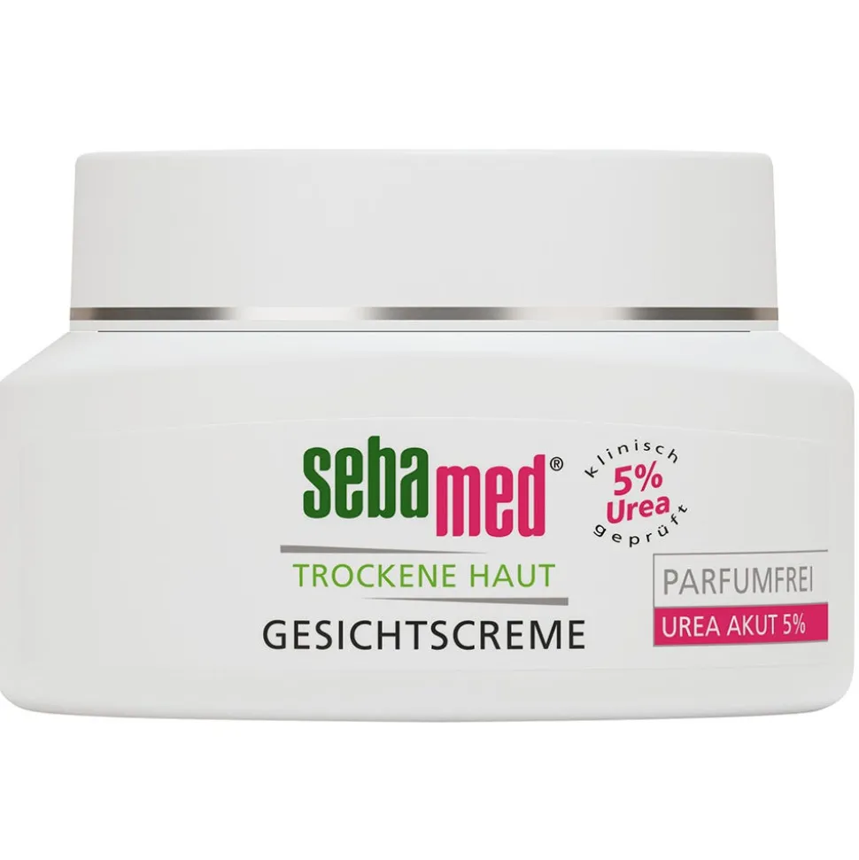 sebamed Gesichtscreme trockene Haut Parfumfrei Urea Akut 5 % 50 ml