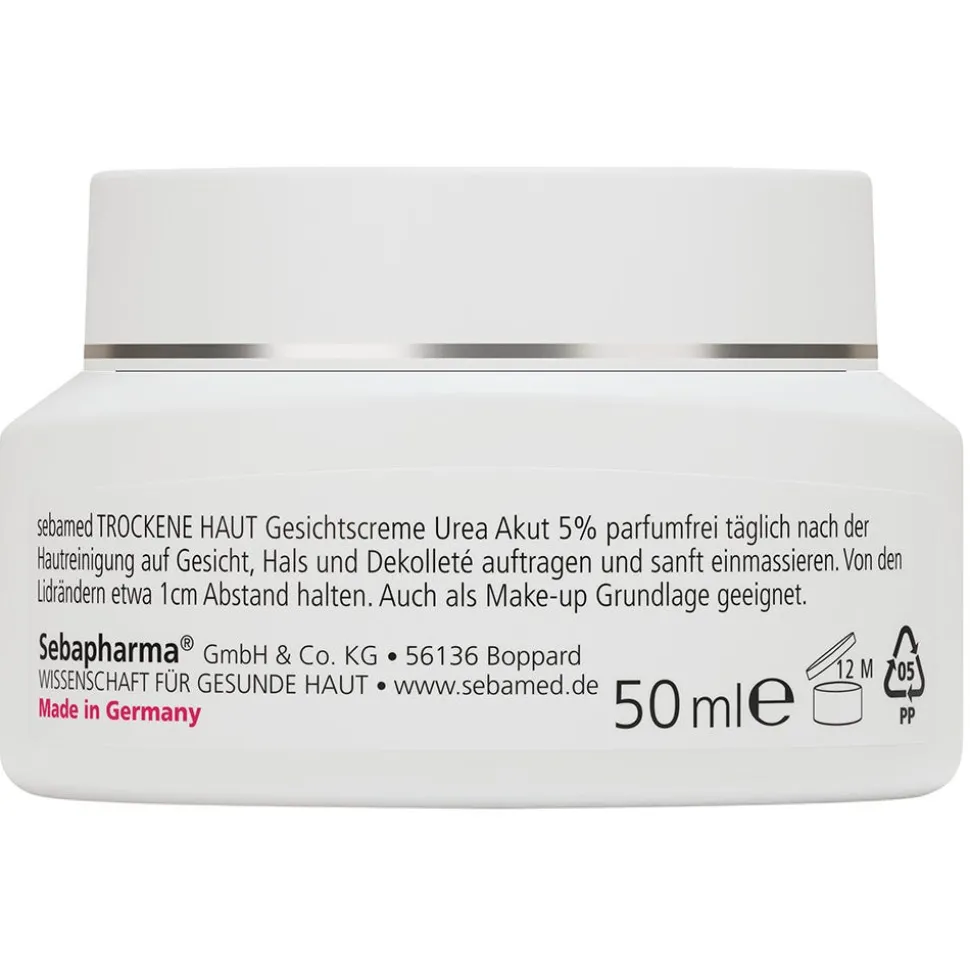 sebamed Gesichtscreme trockene Haut Parfumfrei Urea Akut 5 % 50 ml