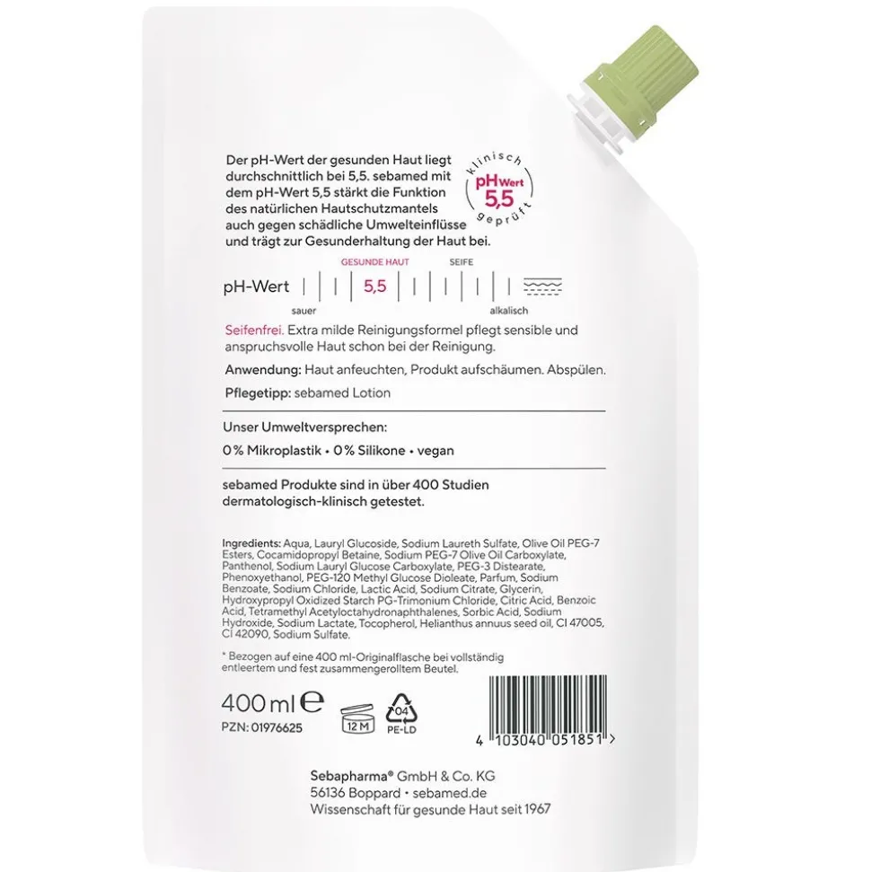 sebamed Oliven Waschemulsion Nachfüllbeutel 400 ml
