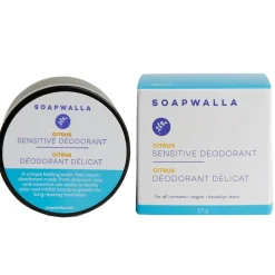 SOAPWALLA Deodorant Cream Sensitive Citrus 57 g