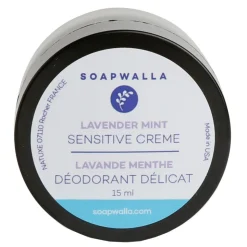 SOAPWALLA Deodorant Cream Sensitive Lavender Mint 15 ml