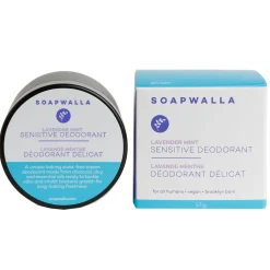 SOAPWALLA Deodorant Cream Sensitive Lavender Mint 57 g
