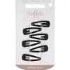 Solida Haarclip schwarz shiny