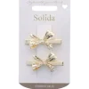 Solida Haarclips Metall Gold
