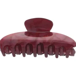 Solida Haarklammer Acryl rot