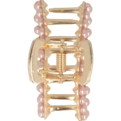 Solida Haarklammer gold Perlen