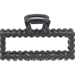 Solida Haarklammer schwarz Strass