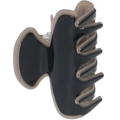Solida Haarklammer schwarz/beige medio shiny