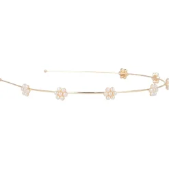 Solida Haarreif gold Blumenapplikation