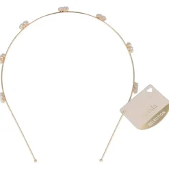 Solida Haarreif gold Blumenapplikation