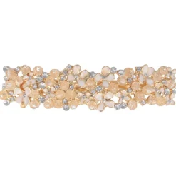 Solida Patentspange Blume gold