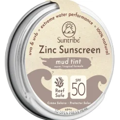Suntribe Zink Sucscreen Sonnencreme LSF 50 Sport beige 45 g