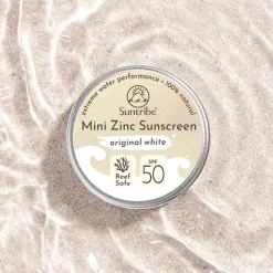 Suntribe Zink Sunscreen Sonnencreme LSF 50 Sport weiß 15 g