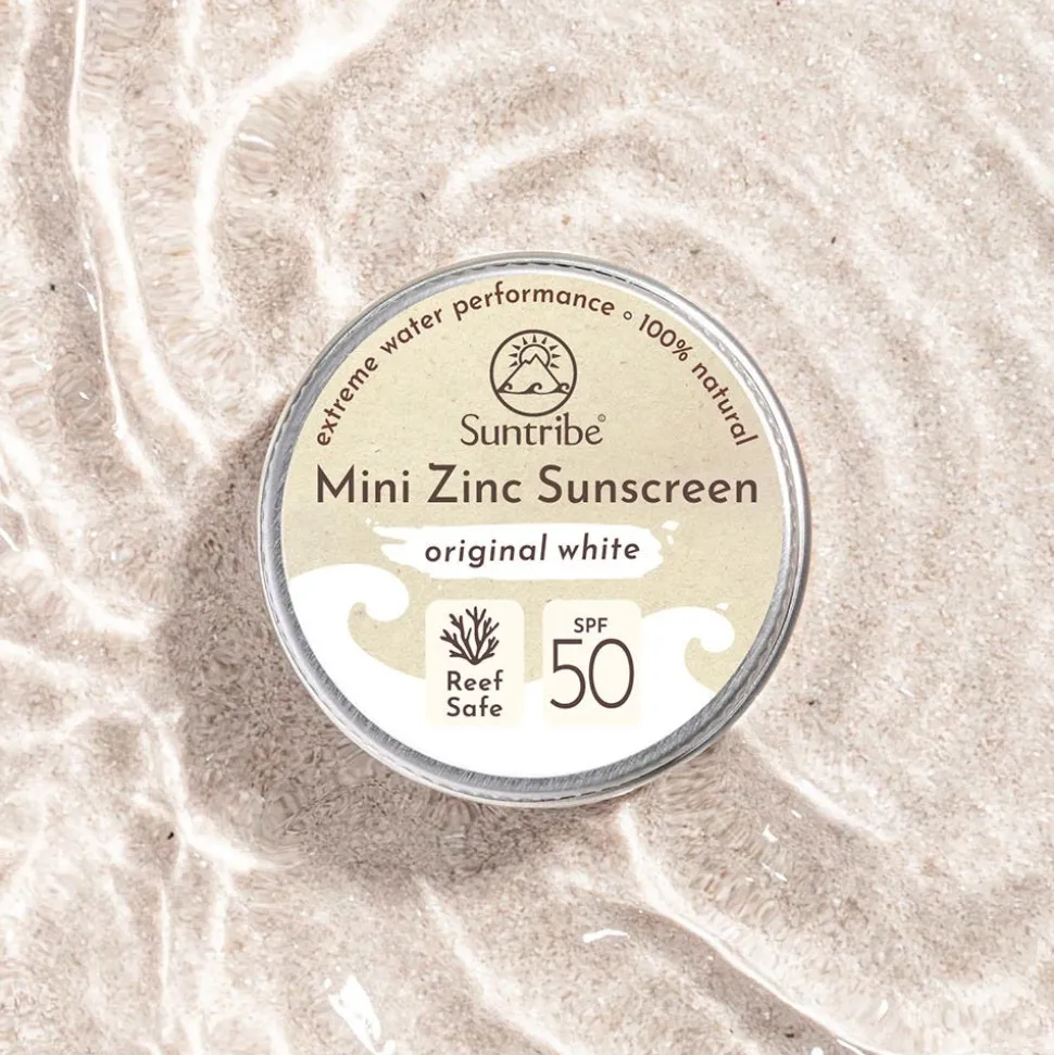 Suntribe Zink Sunscreen Sonnencreme LSF 50 Sport weiß 15 g