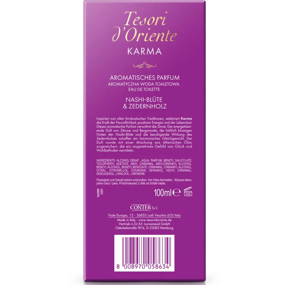 Tesori d' Oriente Eau de Toilette Karma 100 ml