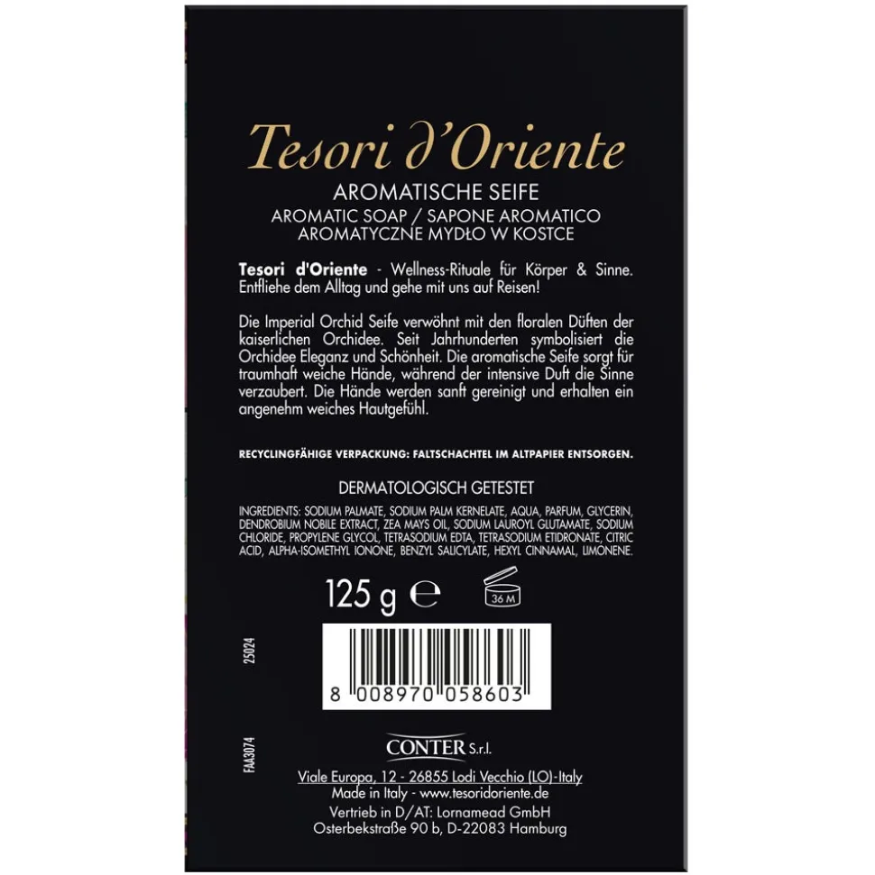 Tesori d'Oriente Feste Seife Imperial Orchid 125 g