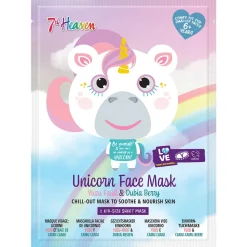 7th Heaven Animal Unicorn Face Maske 27g