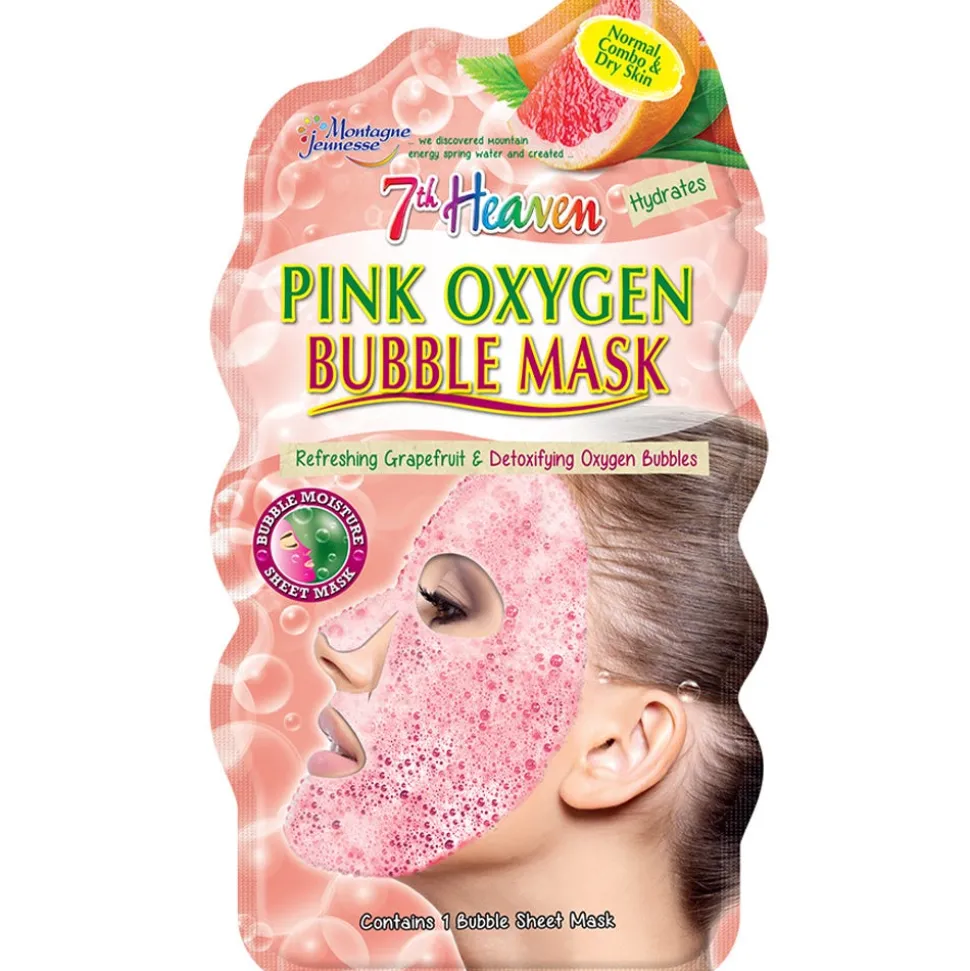 7th Heaven Bubble Maske Pink Oxygen 29g