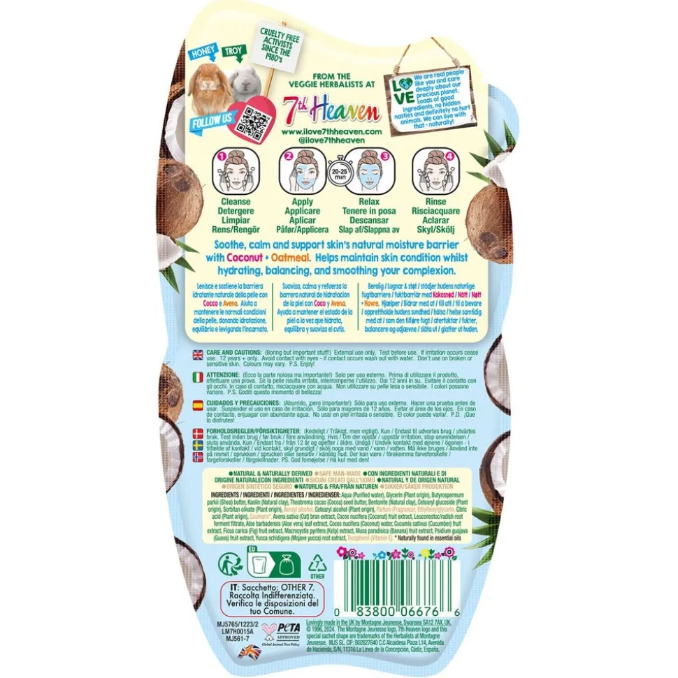 7th Heaven Coconut Cream with Oatmeal 15 ml