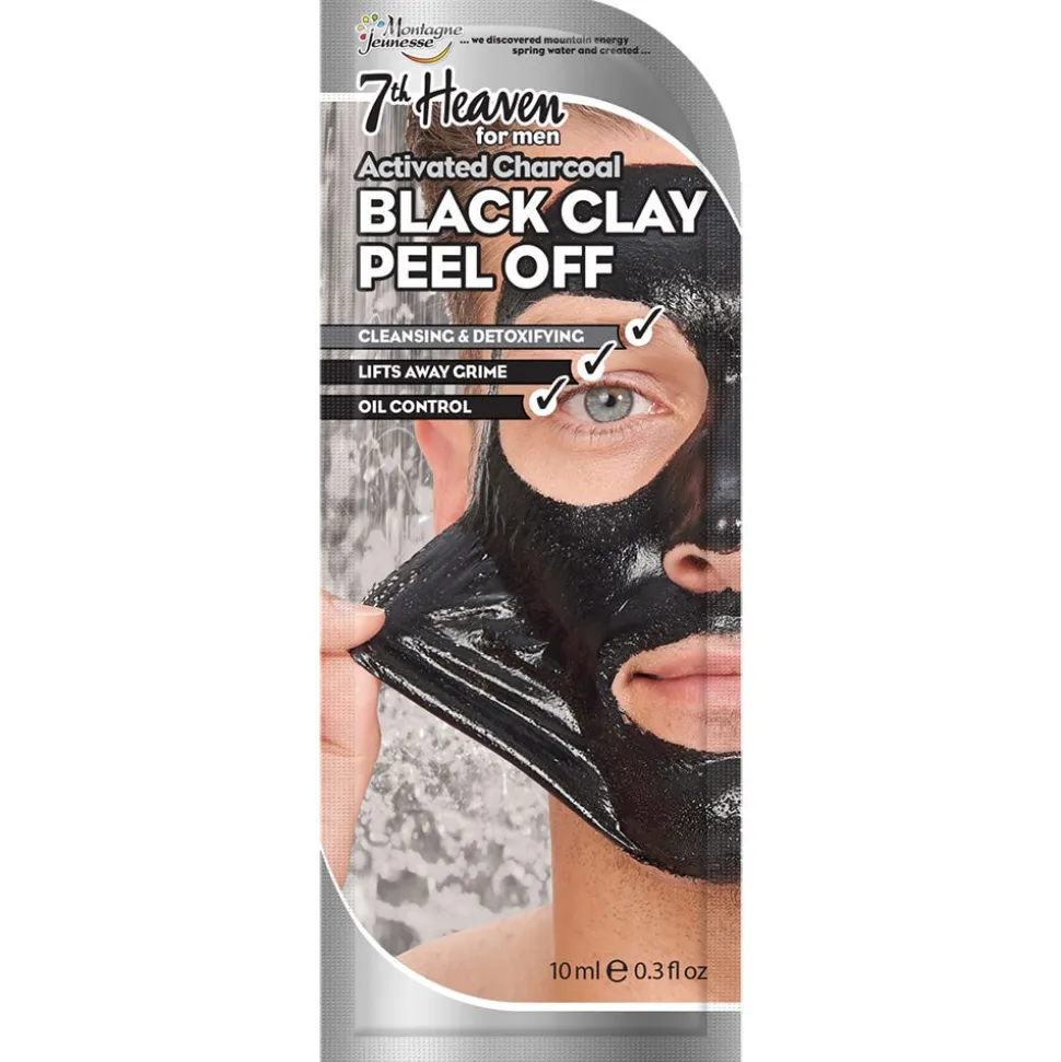7th Heaven Men 2in1 schwarze Tonerde Peel-Off 10ml