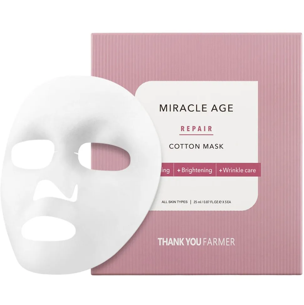 Thank You Farmer Miracle Age Repair Cotton Mask Set 125 ml