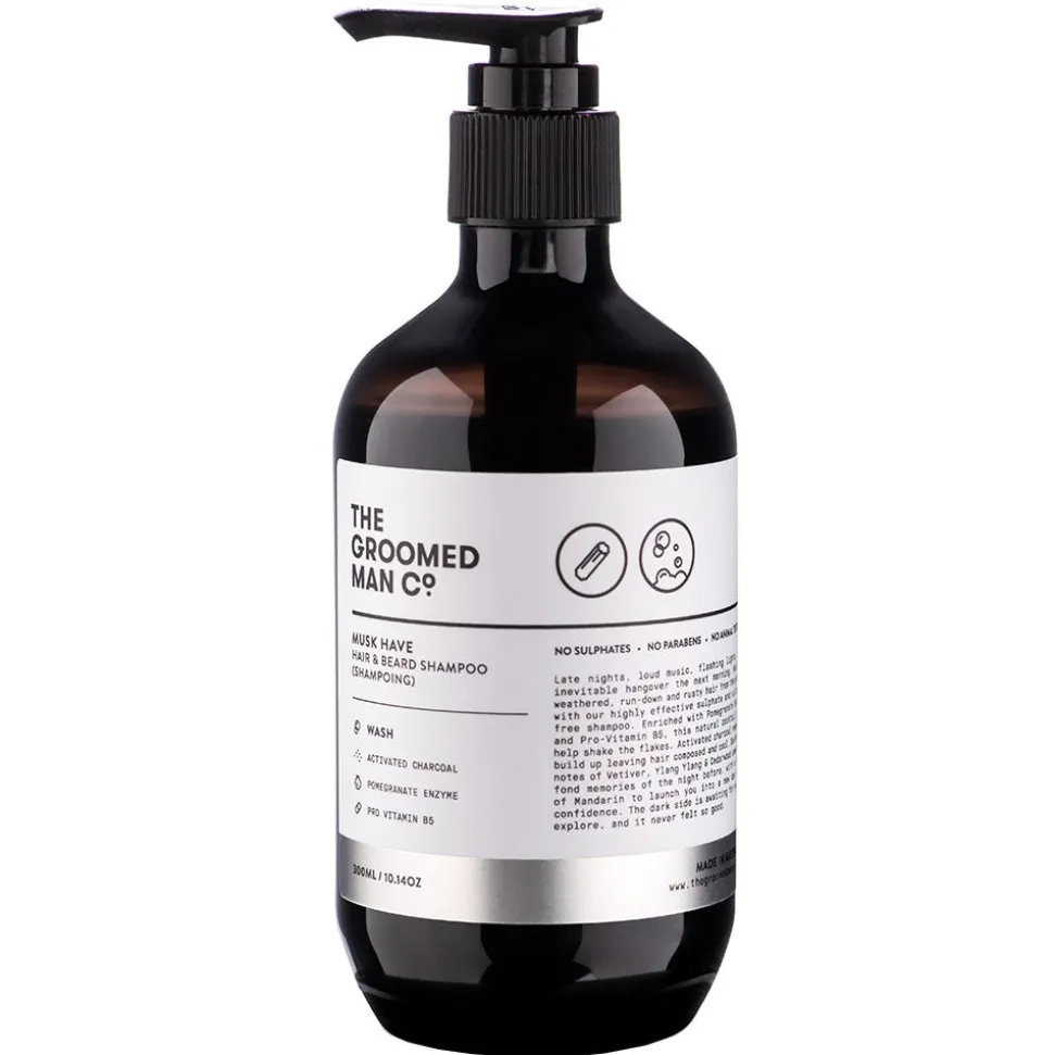 The Groomed Man Musk Have Hair & Beard Shampoo 300 ml