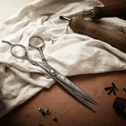 Tondeo Haarschneideschere THOR DAMAST Offset 7.0 CONBLADE