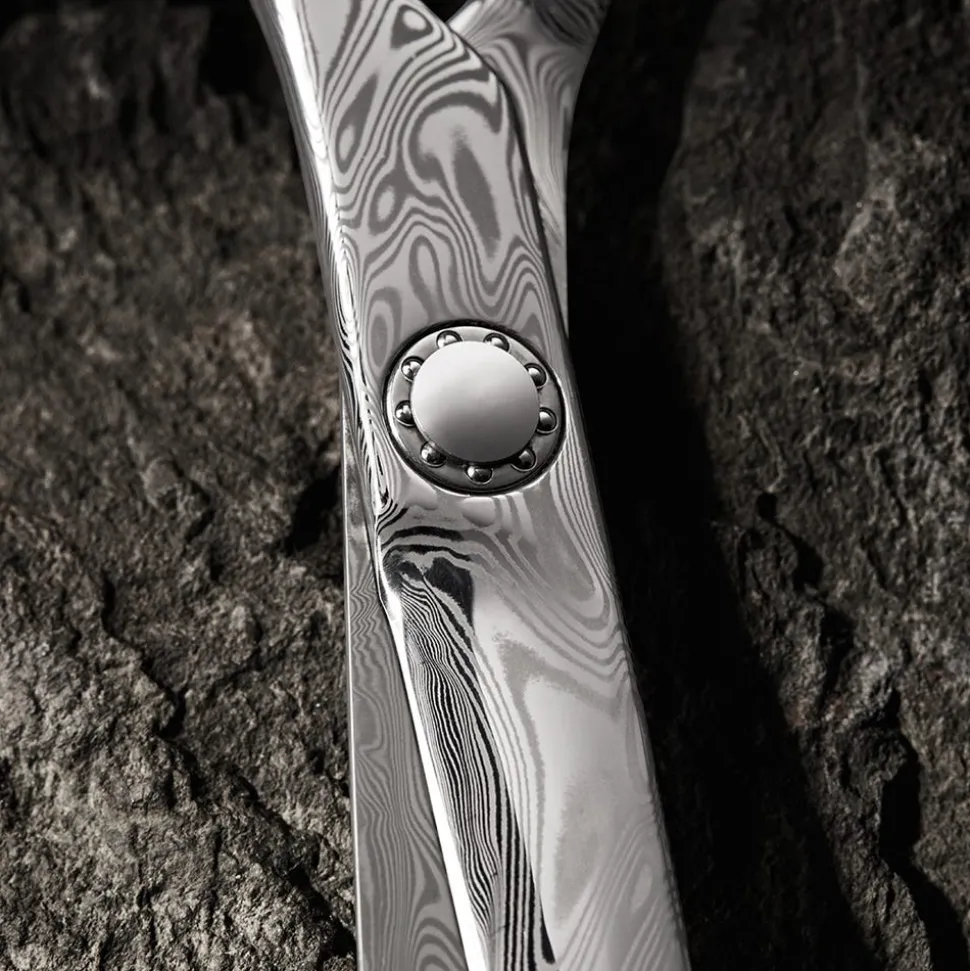 Tondeo Haarschneideschere THOR DAMAST Offset 7.0 CONBLADE