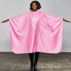 Trend-Design Haarschneideumhang Skinny soft pink