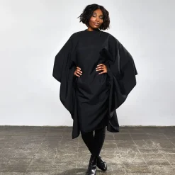 Trend-Design NANO Compact Uni Färbeumhang mit Druckverschluss Schwarz