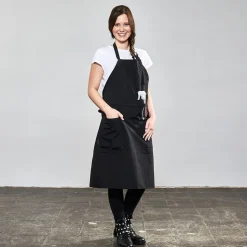 Trend-Design NANO Färbeschürze Uni Schwarz