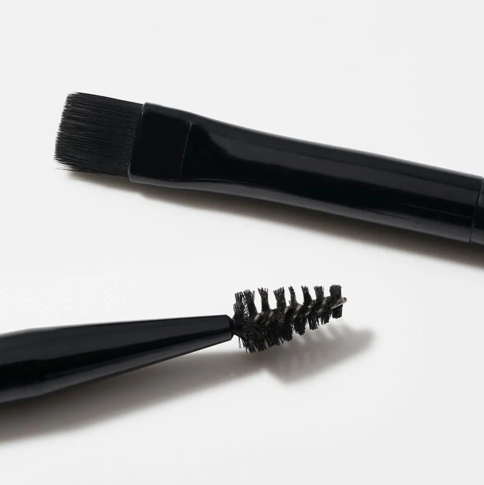 Tweezerman Flacher Augenbrauenpinsel & Bürste