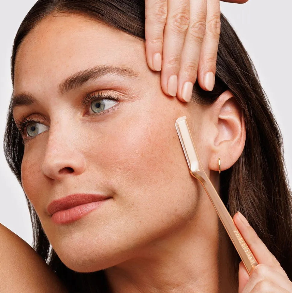 Tweezerman Gesichtshaarrasierer Rose Gold