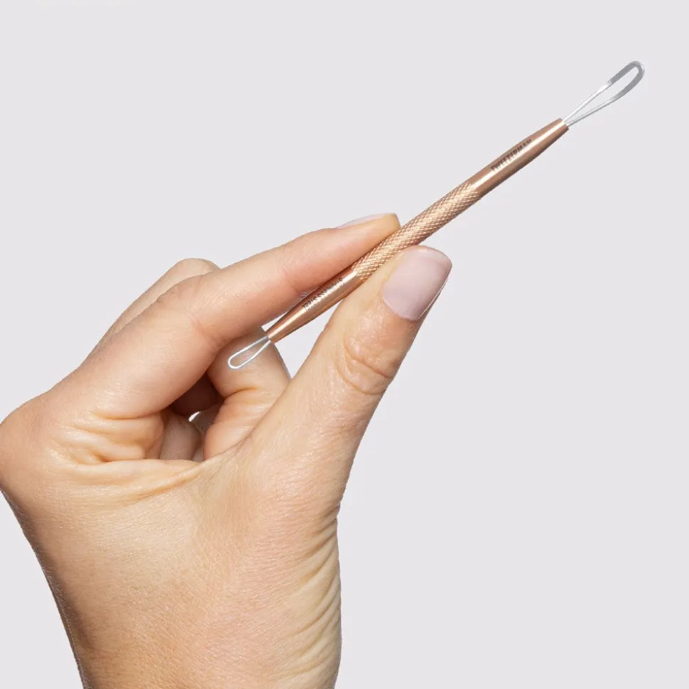 Tweezerman No-Slip Skin Care Tool Mittesserentferner Rose Gold