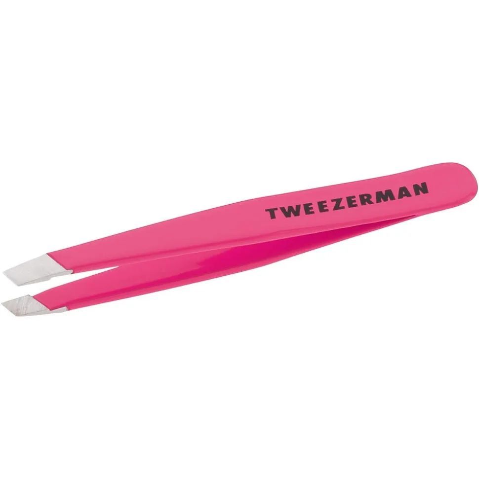 Tweezerman Schräge Mini Pinzette in Neon Pink