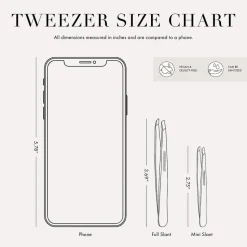 Tweezerman Schräge Mini Pinzette in Neon Pink