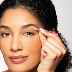 Tweezerman Schräge Mini Pinzette in Neon Pink