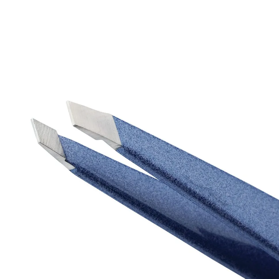 Tweezerman Slant Tweezer Schräge Pinzette Granite Sky